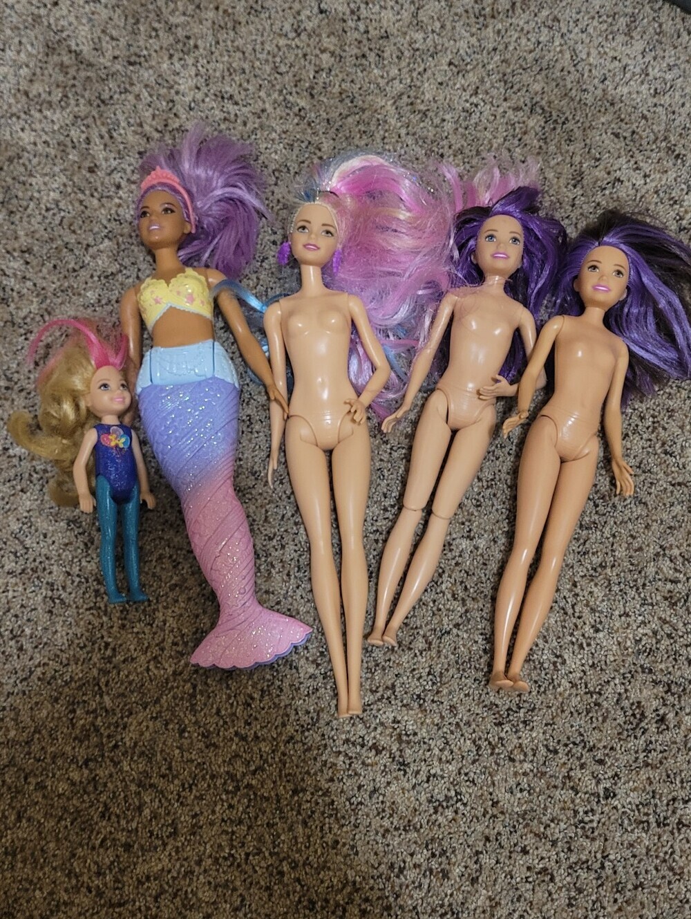 Barbie Dolls Set Of 5